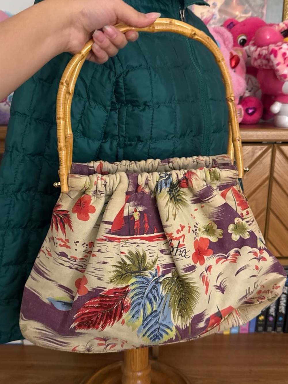 Tropical Print Handbag